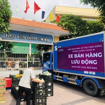AEON VIETNAM deploys moile selling trucks in HCMC