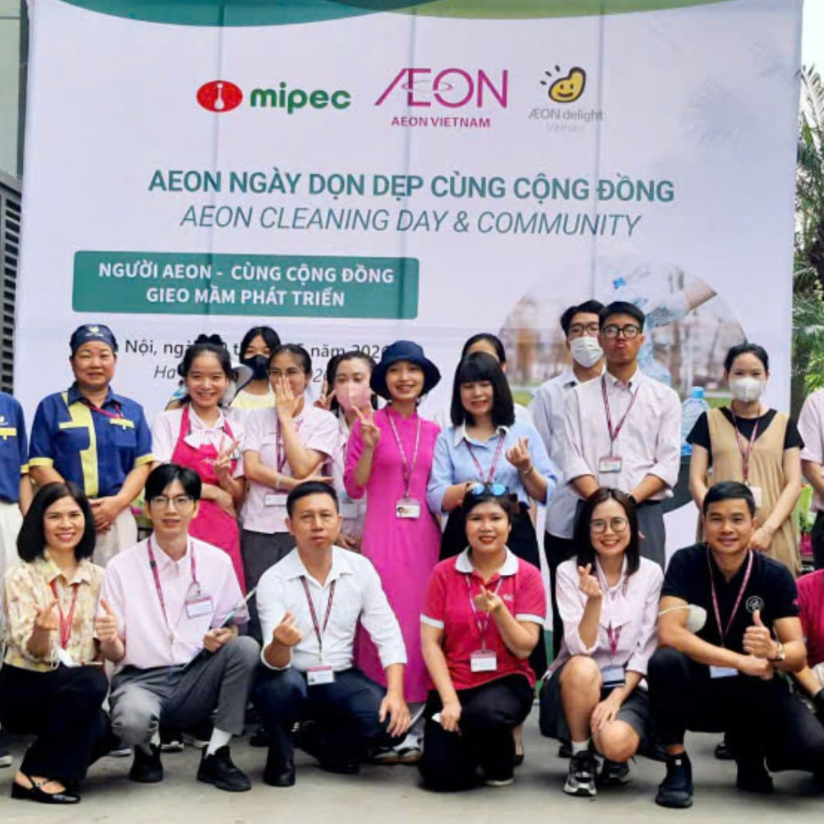 AEON VIỆT NAM CÙNG CỘNG ĐỒNG NHẶT RÁC – GIEO MẦM XANH
