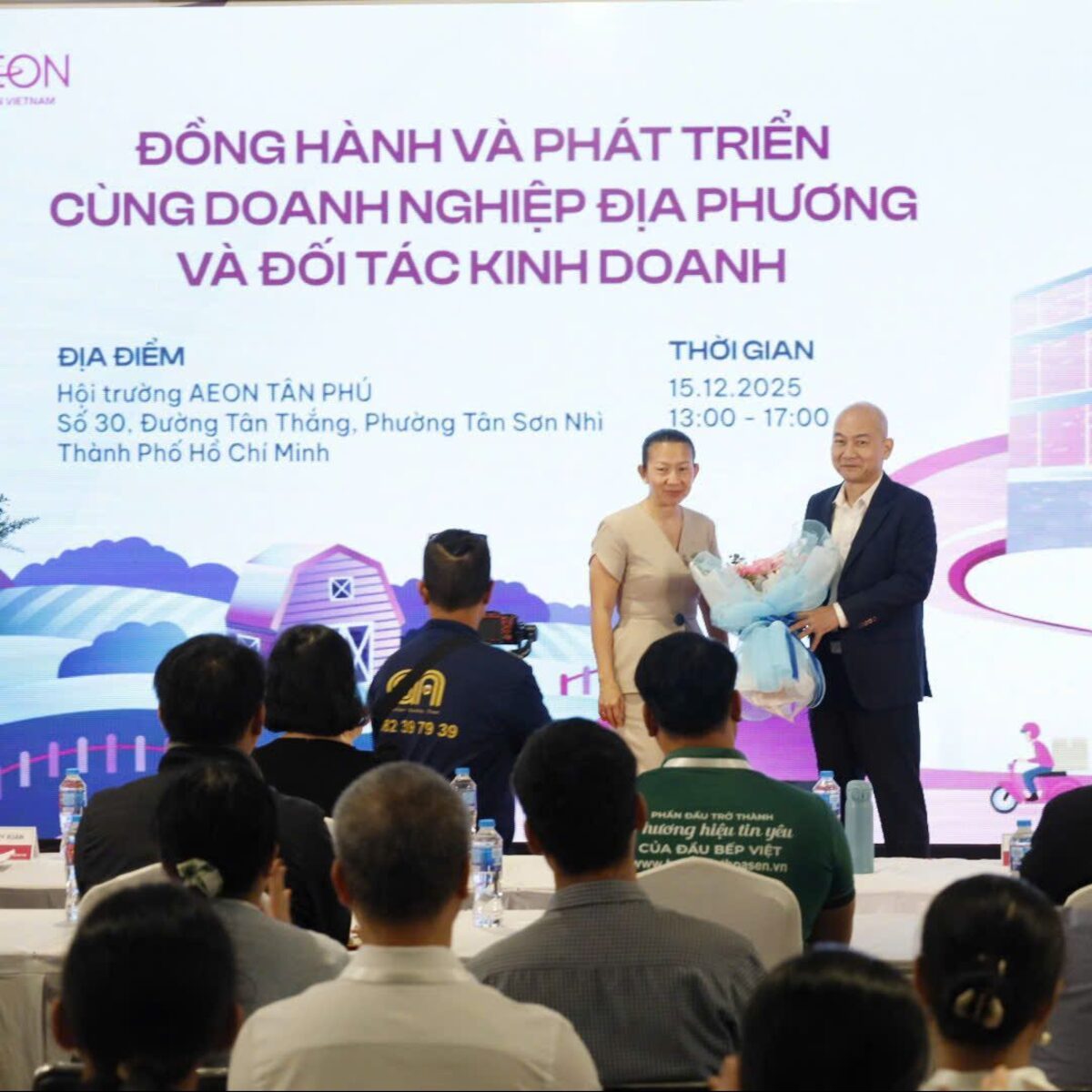 AEON ĐỒNG HÀNH CÙNG DOANH NGHIỆP TỪ HOẠT ĐỘNG GIAO THƯƠNG ĐẾN HỘI THẢO