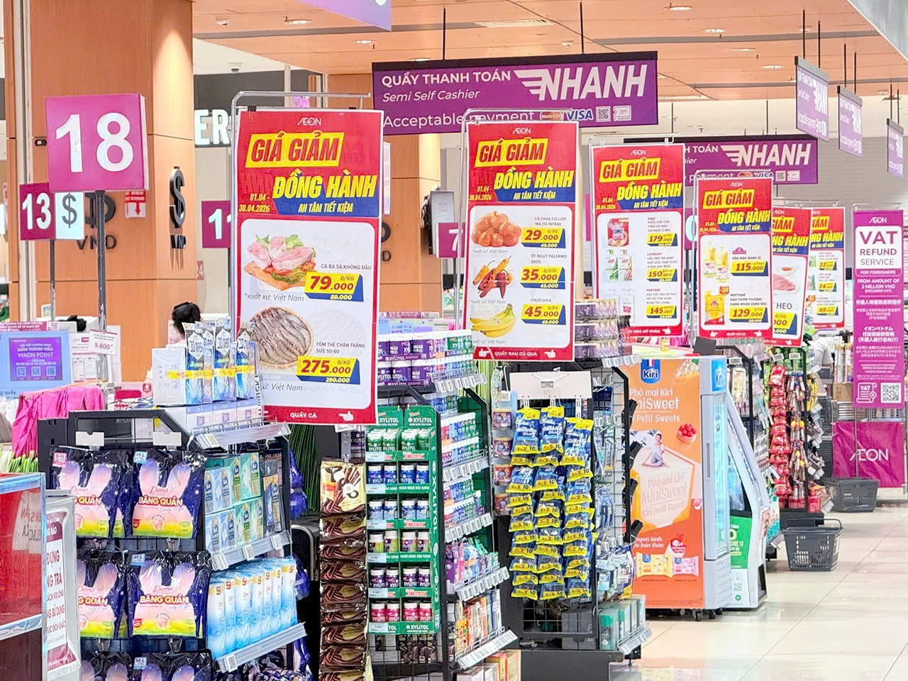 AEON KEEPS STABLE PRICES , SUPPORTING HOUSEHOLD BUDGET